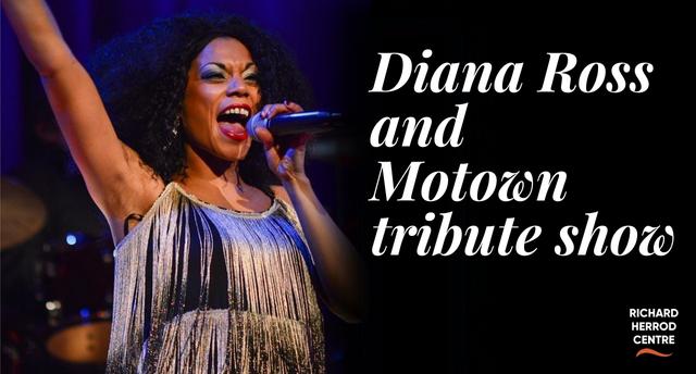 Diana Ross and Motown tribute show. Image of Diana Ross tribute artist.